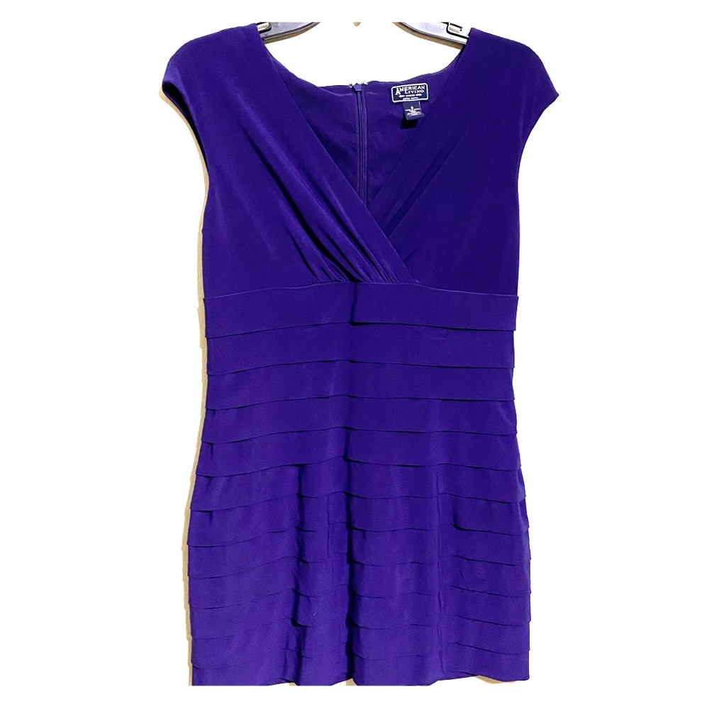 American Living Purple Layered Dress
